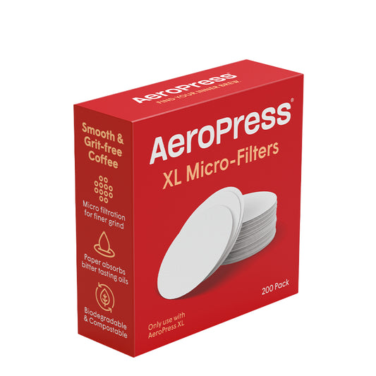 AeroPress Paper Micro-Filters 200 Sheets XL - White