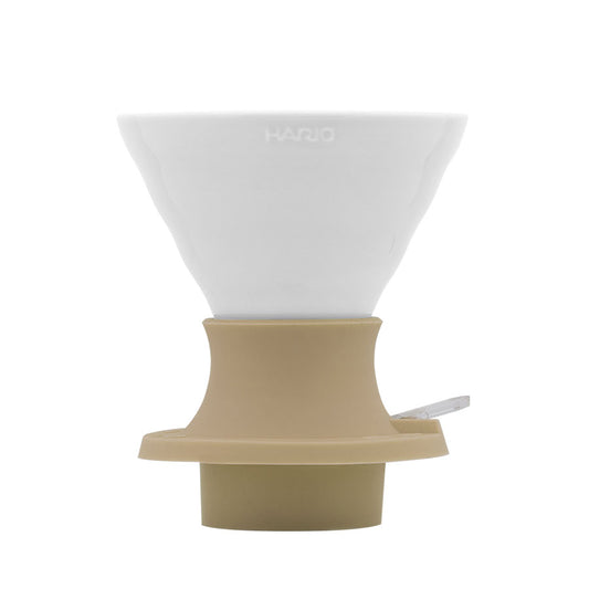 Hario V60 Ceramic Immersion Coffee Dripper SWITCH 02 - Jasmine White